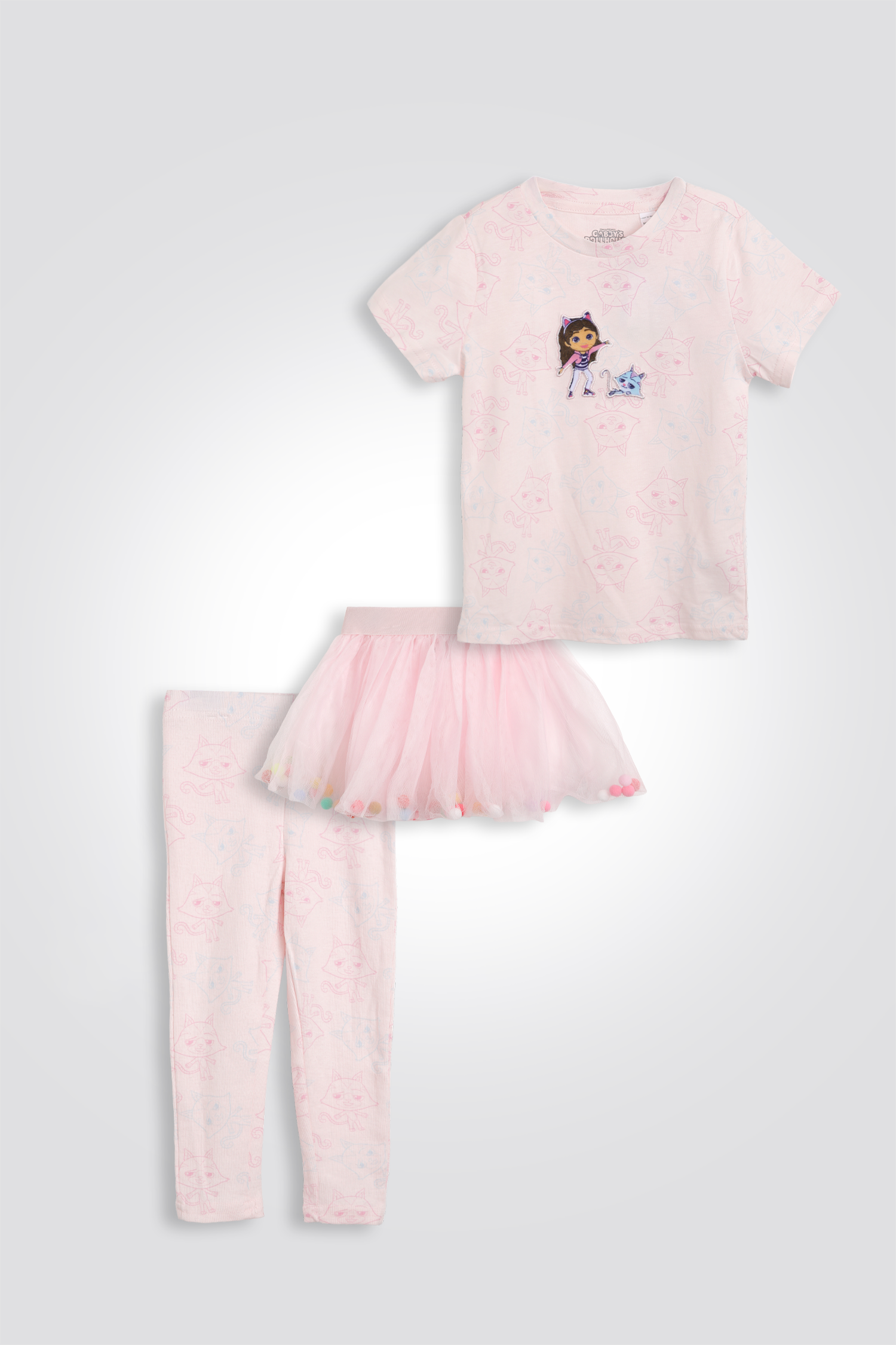 סט פיג'מה עם חצאית GABBI