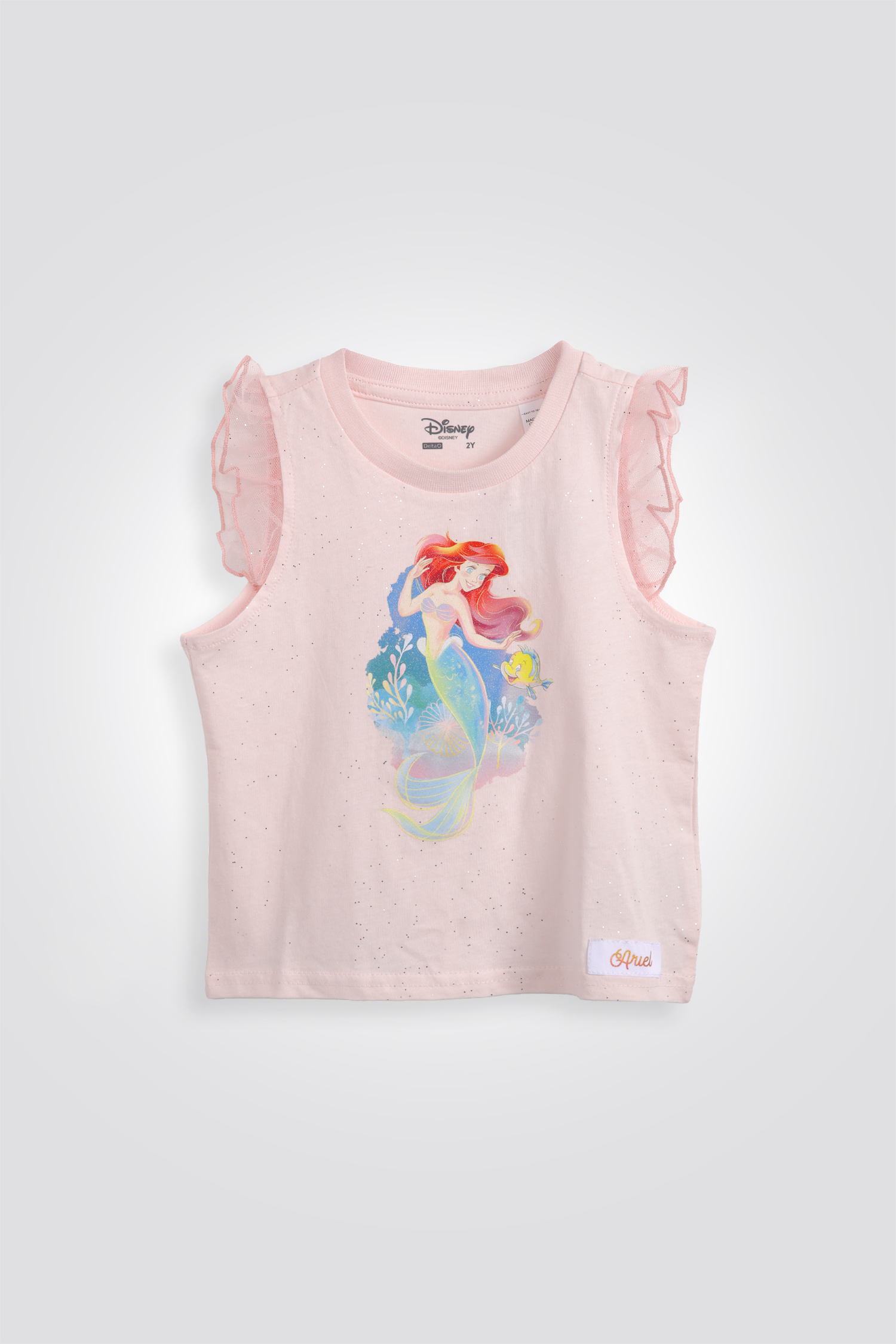 סט פיג’מה קצרה עם טול מחובר ARIEL