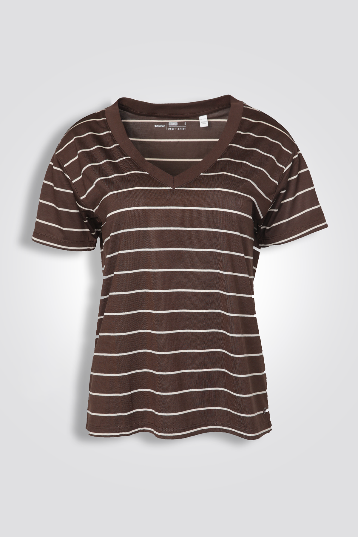 חולצת פסים קצרה לנשים