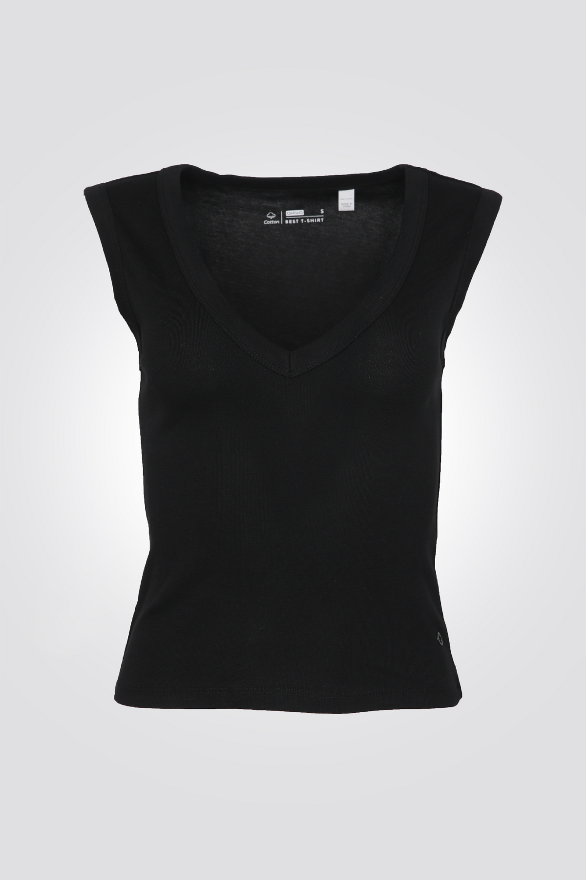 גופיית צווארון וי לנשים