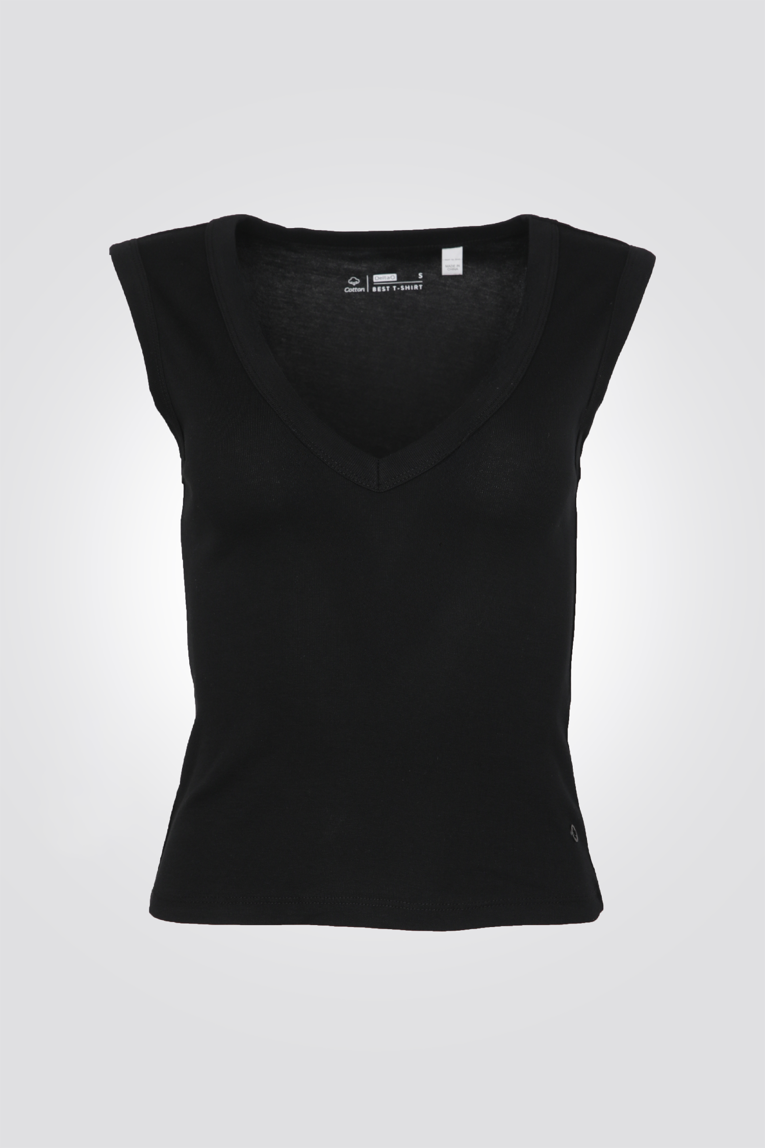 גופיית צווארון וי לנשים