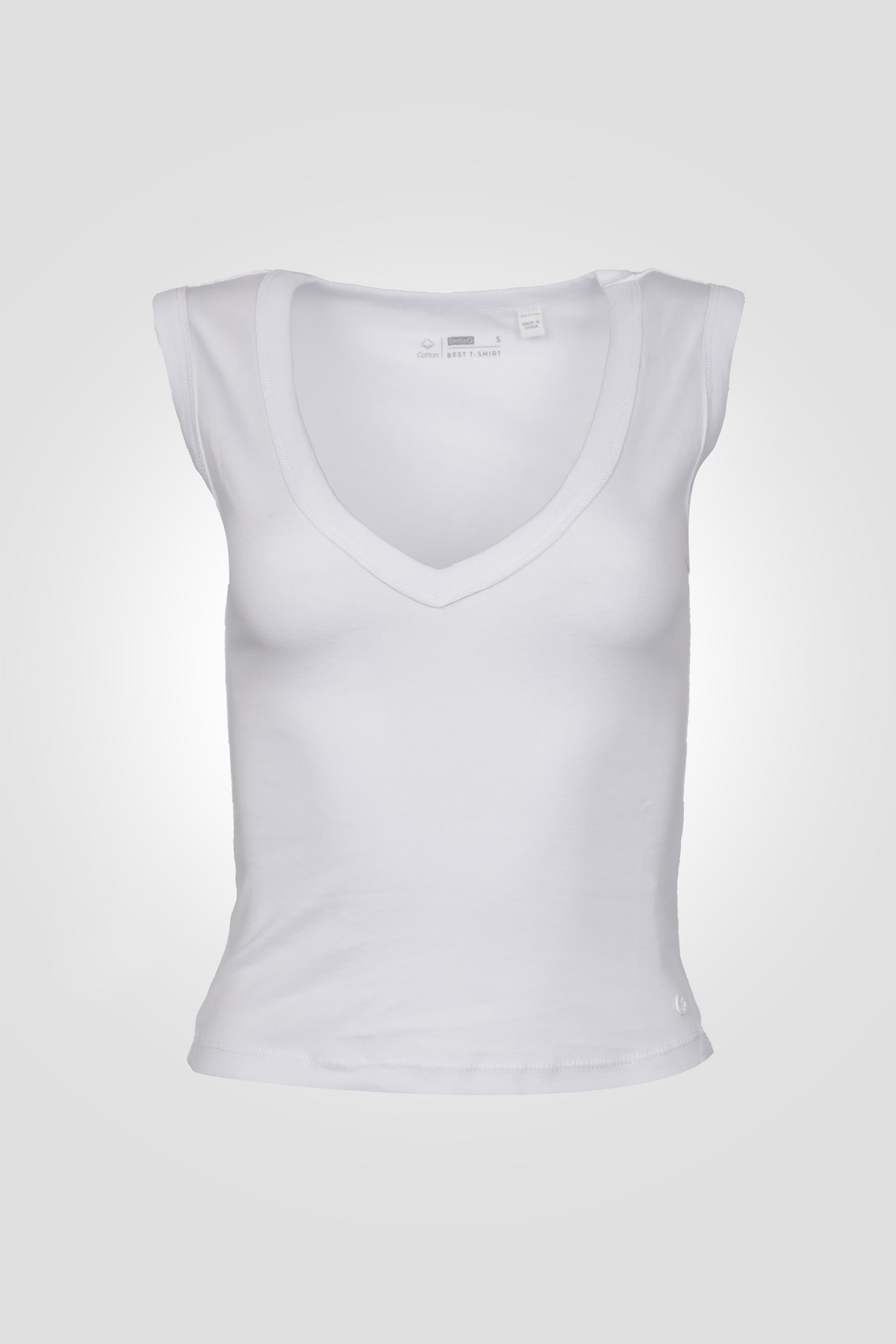 גופיית צווארון וי לנשים