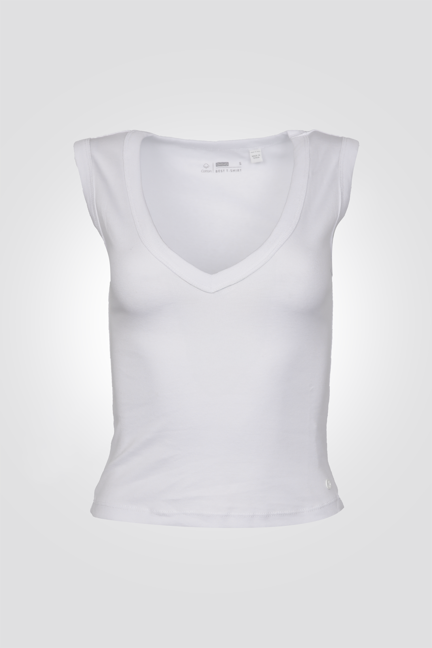 גופיית צווארון וי לנשים