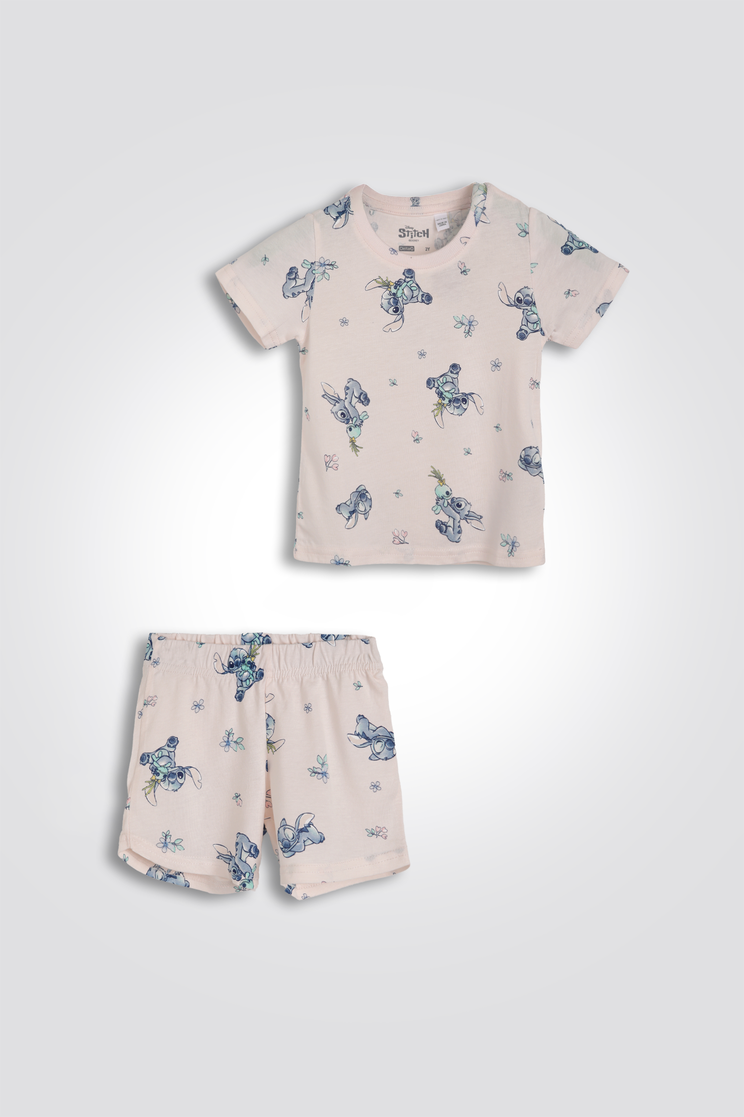 סט פיג’מה קצרה STITCH
