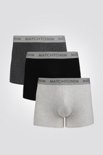 מארז שלישיית בוקסרים צמודים וקצרים | דלתא