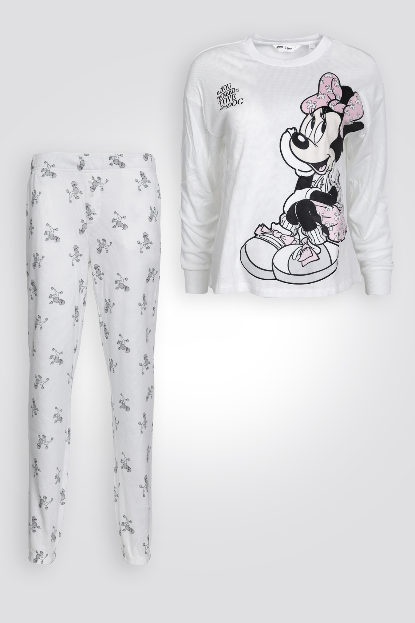 סט פיג'מה וופל מיני מאוס ופודל | דלתא