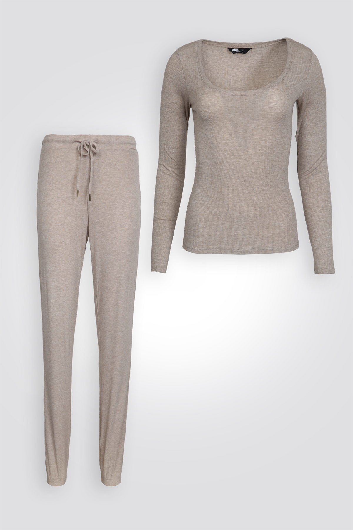 סט פיג'מה ריב | דלתא