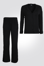 סט פיג'מה מכופתרת קלאסית | דלתא