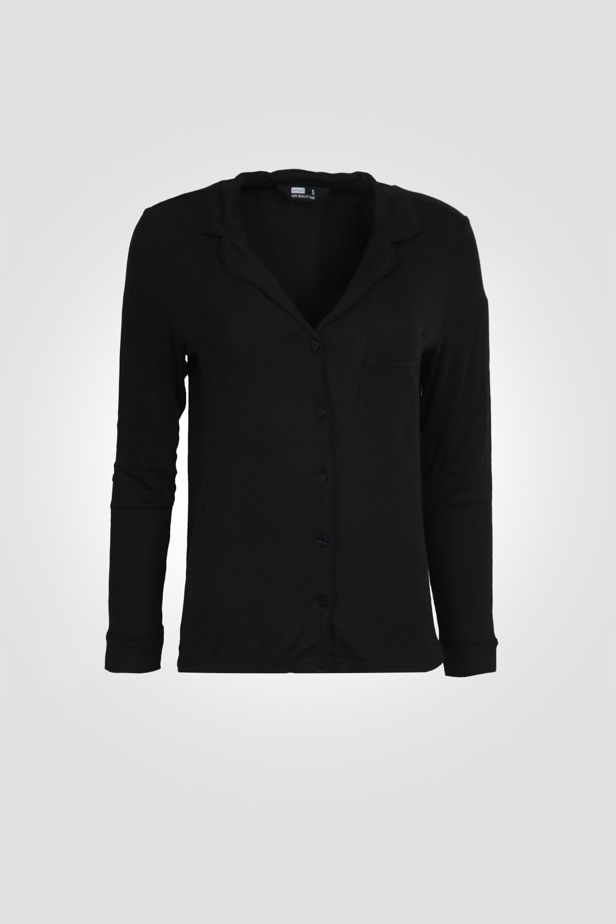 סט פיג'מה מכופתרת קלאסית | דלתא