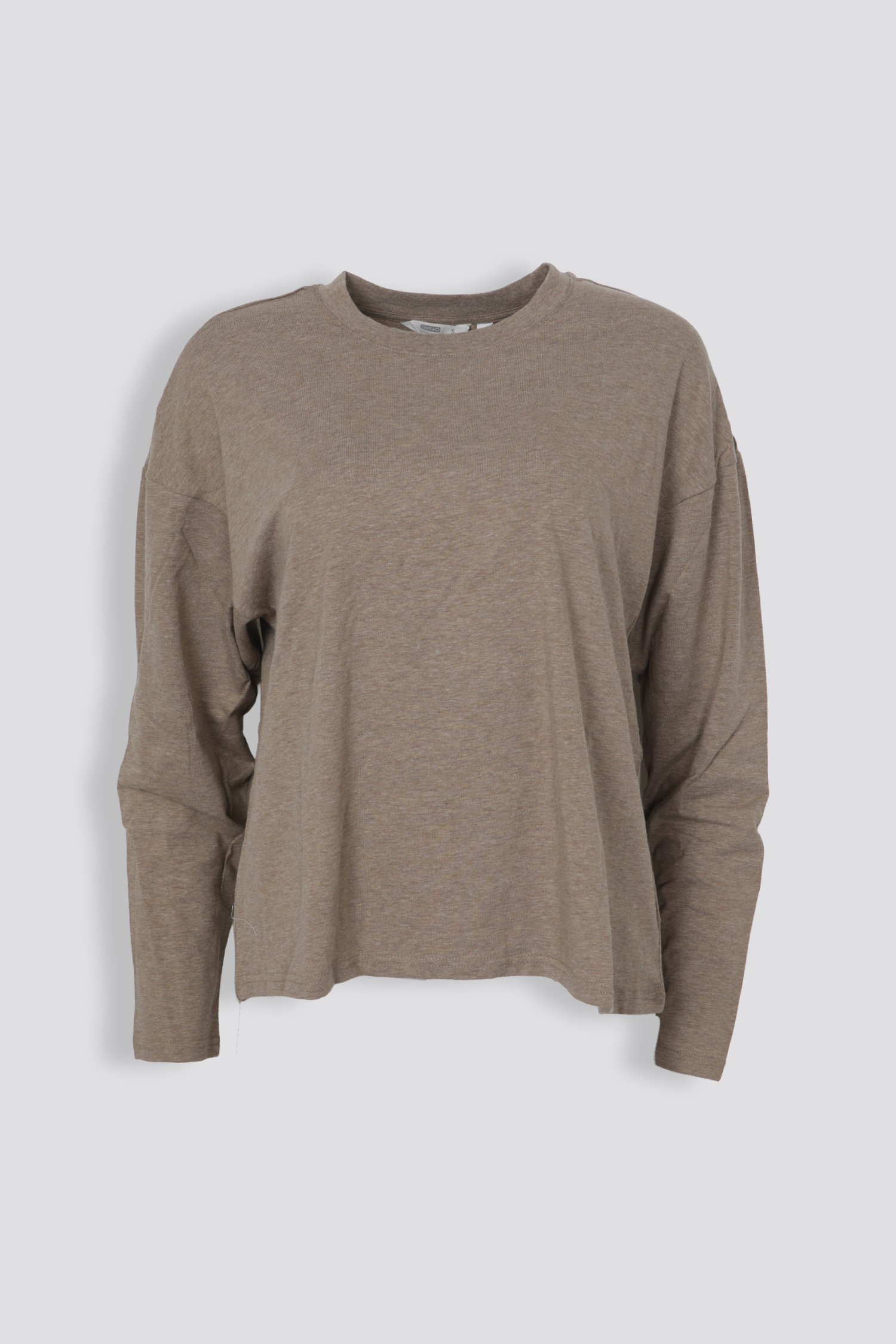 חולצה ארוכה עם צווארון עגול | דלתא