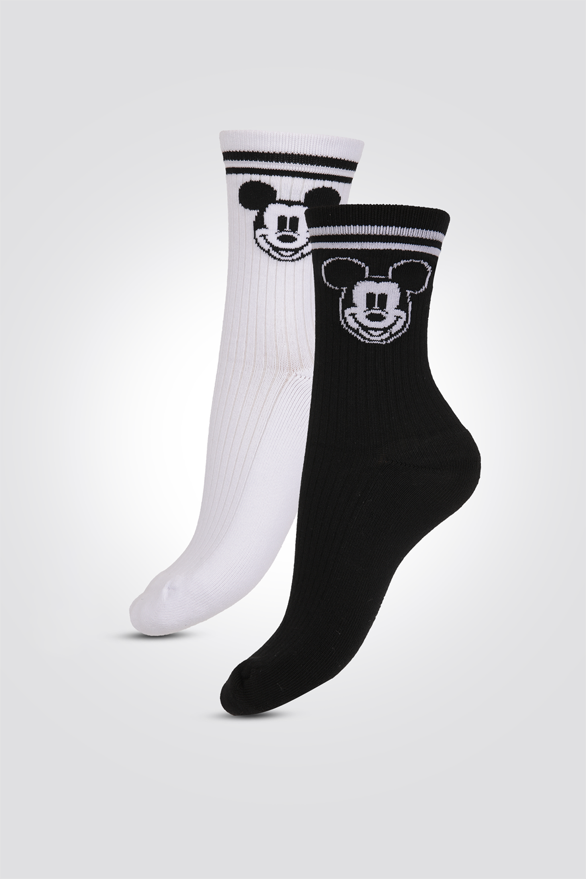 מארז שני זוגות גרביים באורך רבע מיקי מאוס | דלתא
