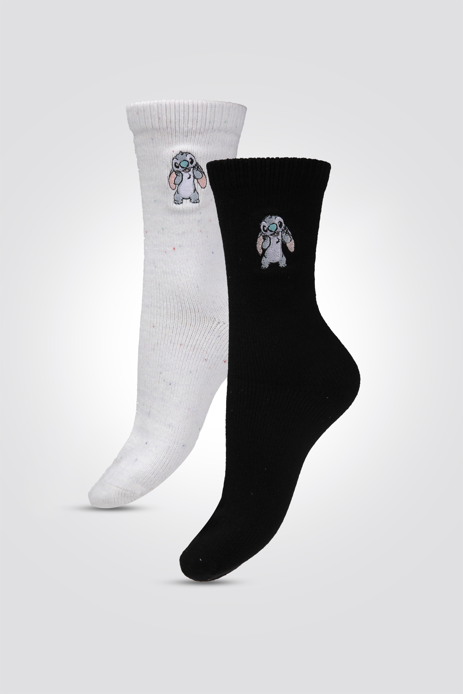 מארז שני זוגות גרביים באורך רגיל סטיץ' | דלתא