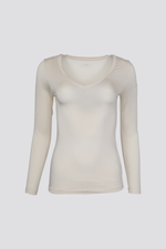 חולצה תרמית דקה צווארון וי | דלתא