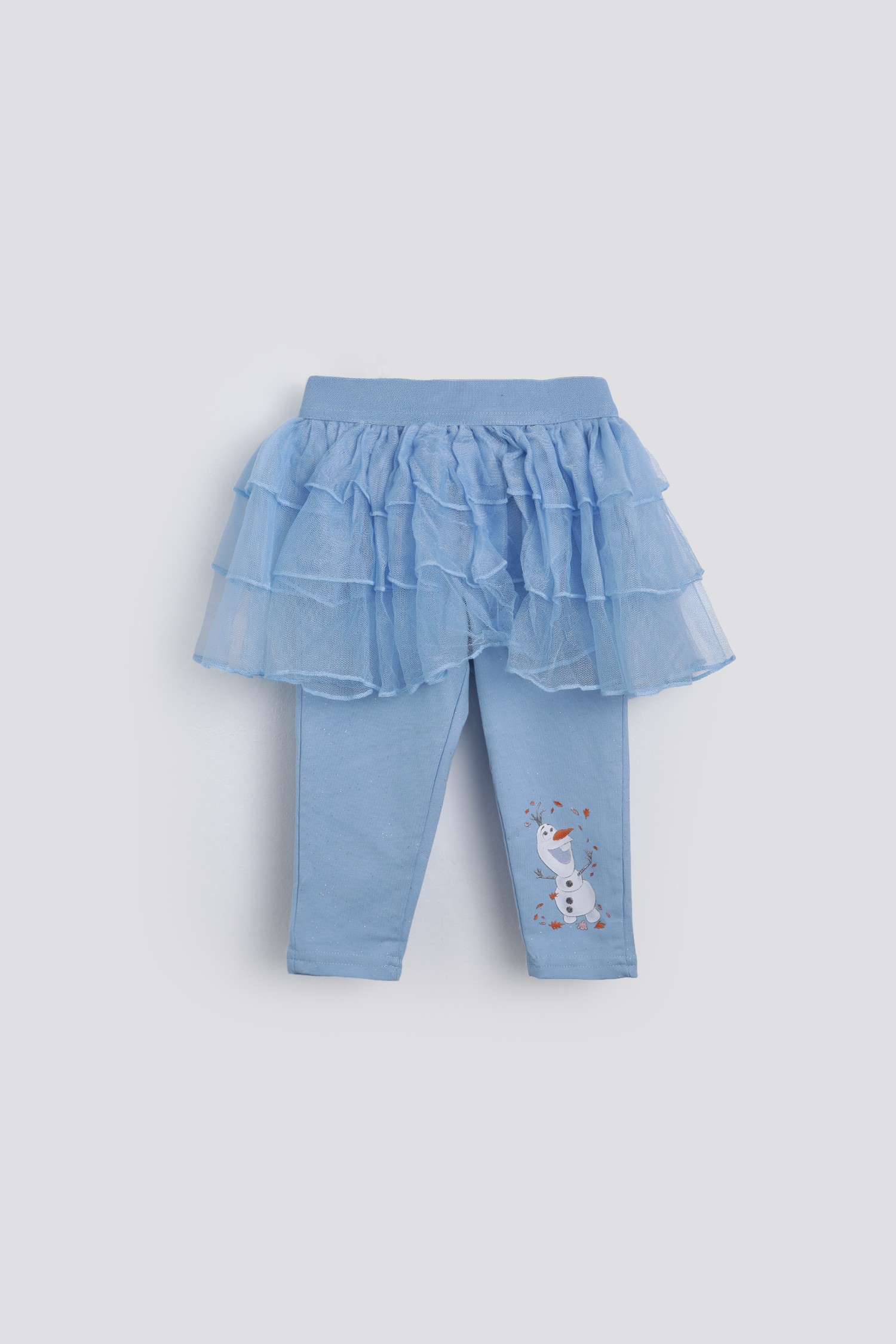 סט פיג'מה ארוכה דקה עם חצאית פרוזן | דלתא