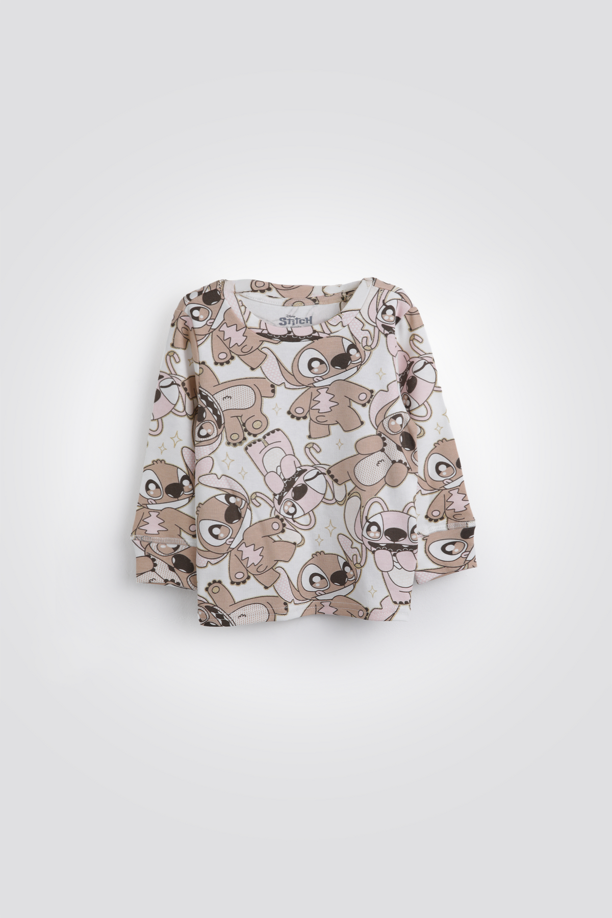 סט פיג'מה ארוכה סטיץ' | דלתא