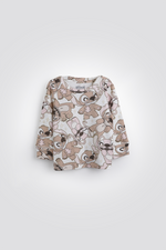 סט פיג'מה ארוכה סטיץ' | דלתא