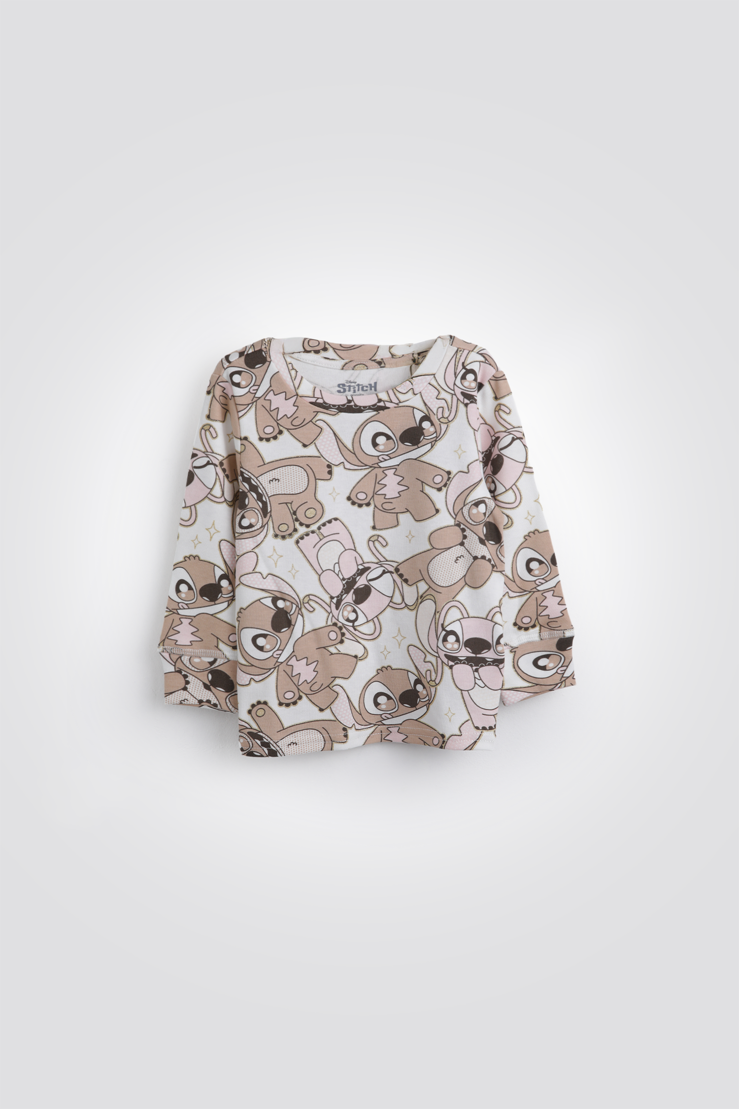 סט פיג'מה ארוכה סטיץ' | דלתא