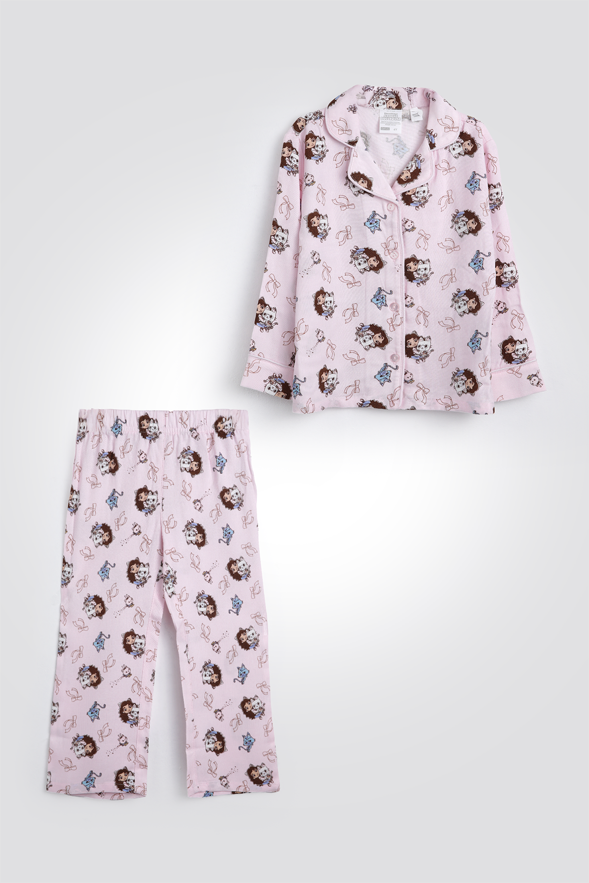 סט פיג'מה מכופתרת בית הבובות של גבי | דלתא