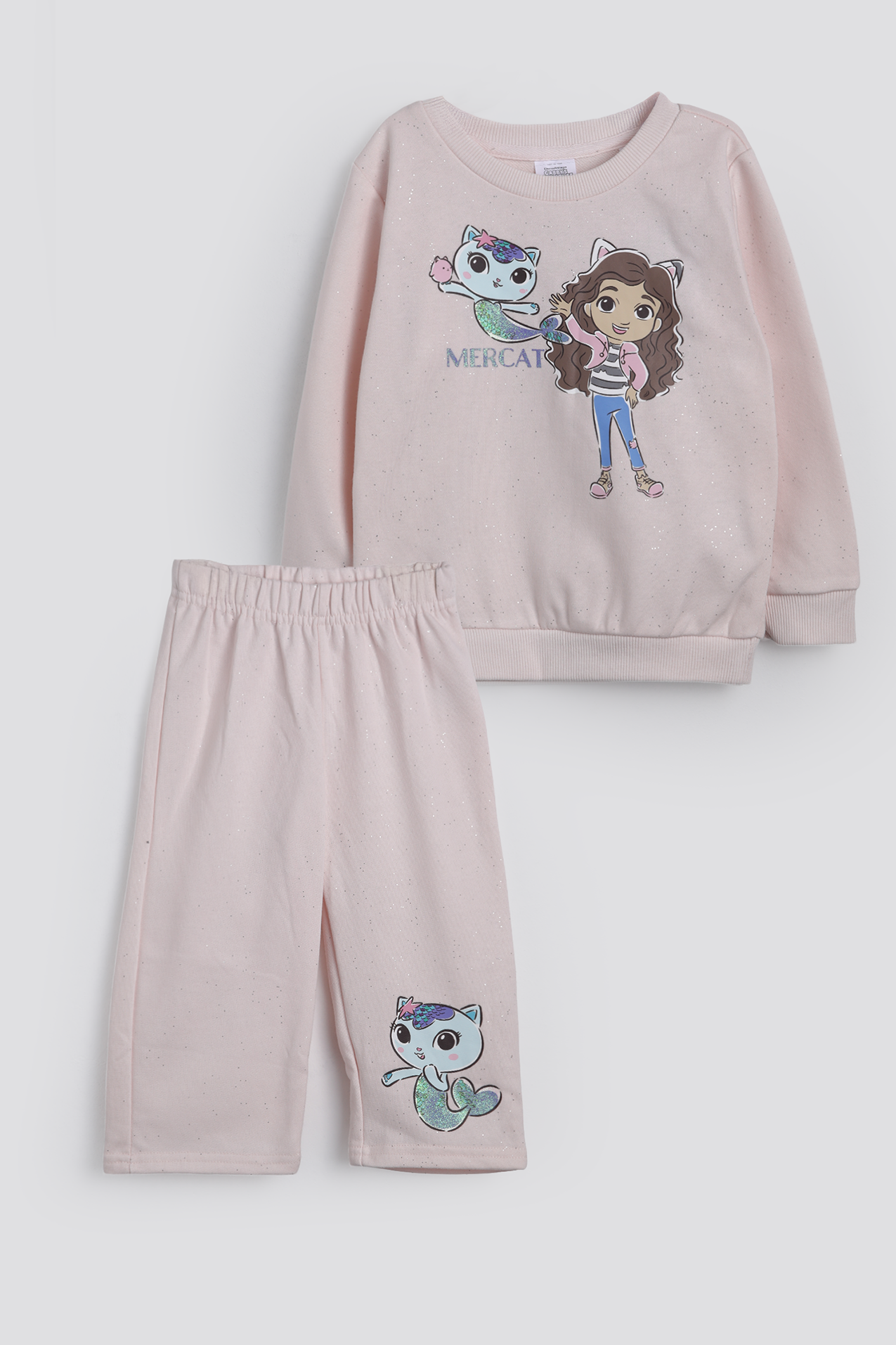 סט פיג'מה פוטר עם נצנצים בית הבובות של גבי | דלתא