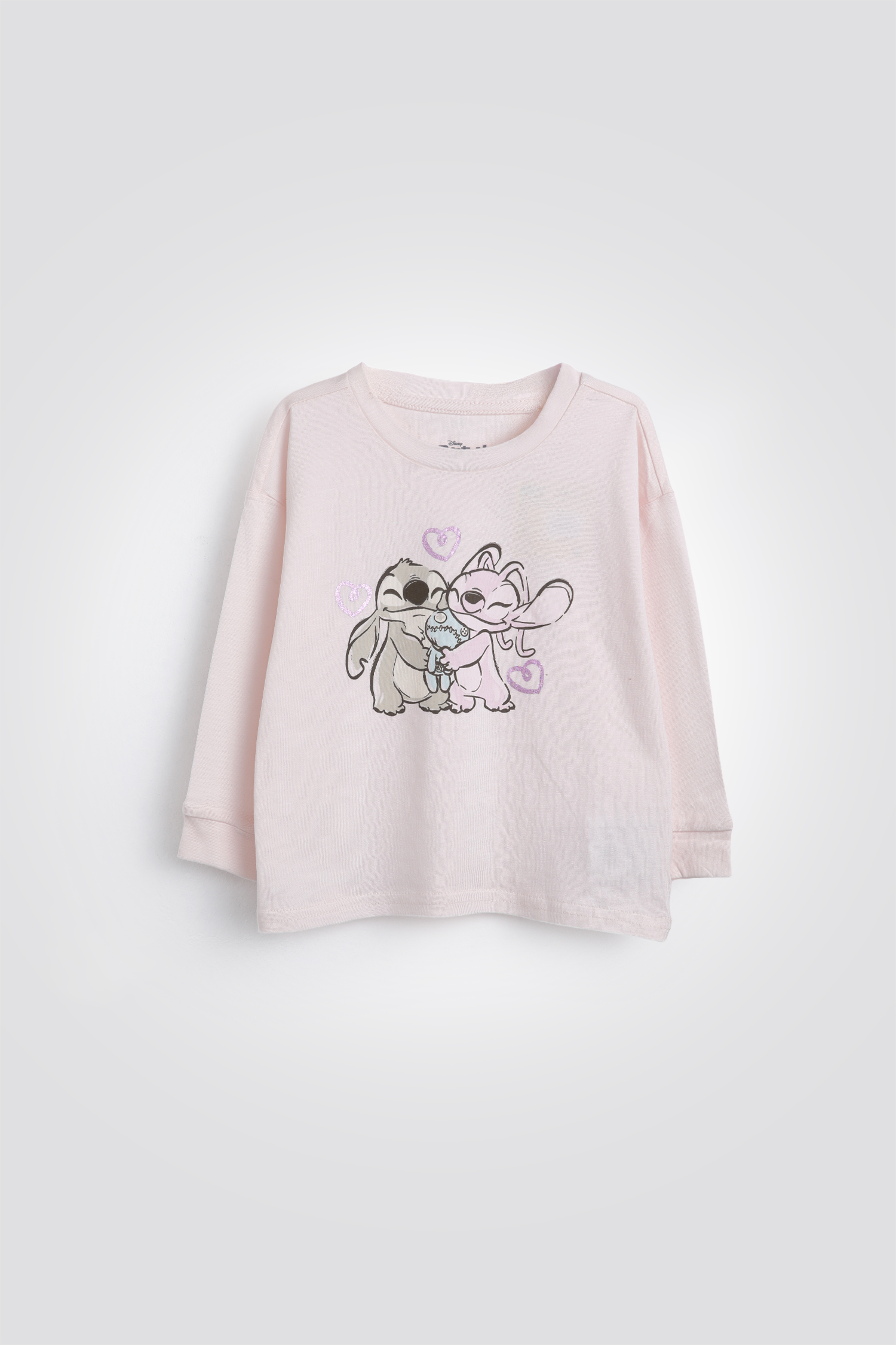 סט פיג'מה ארוכה פלנל סטיץ' ואנג'ל | דלתא