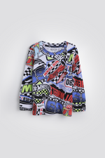 סט פיג'מה הוט וילס | דלתא 