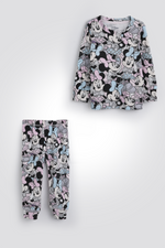 סט פיג'מה ארוכה מיני | דלתא