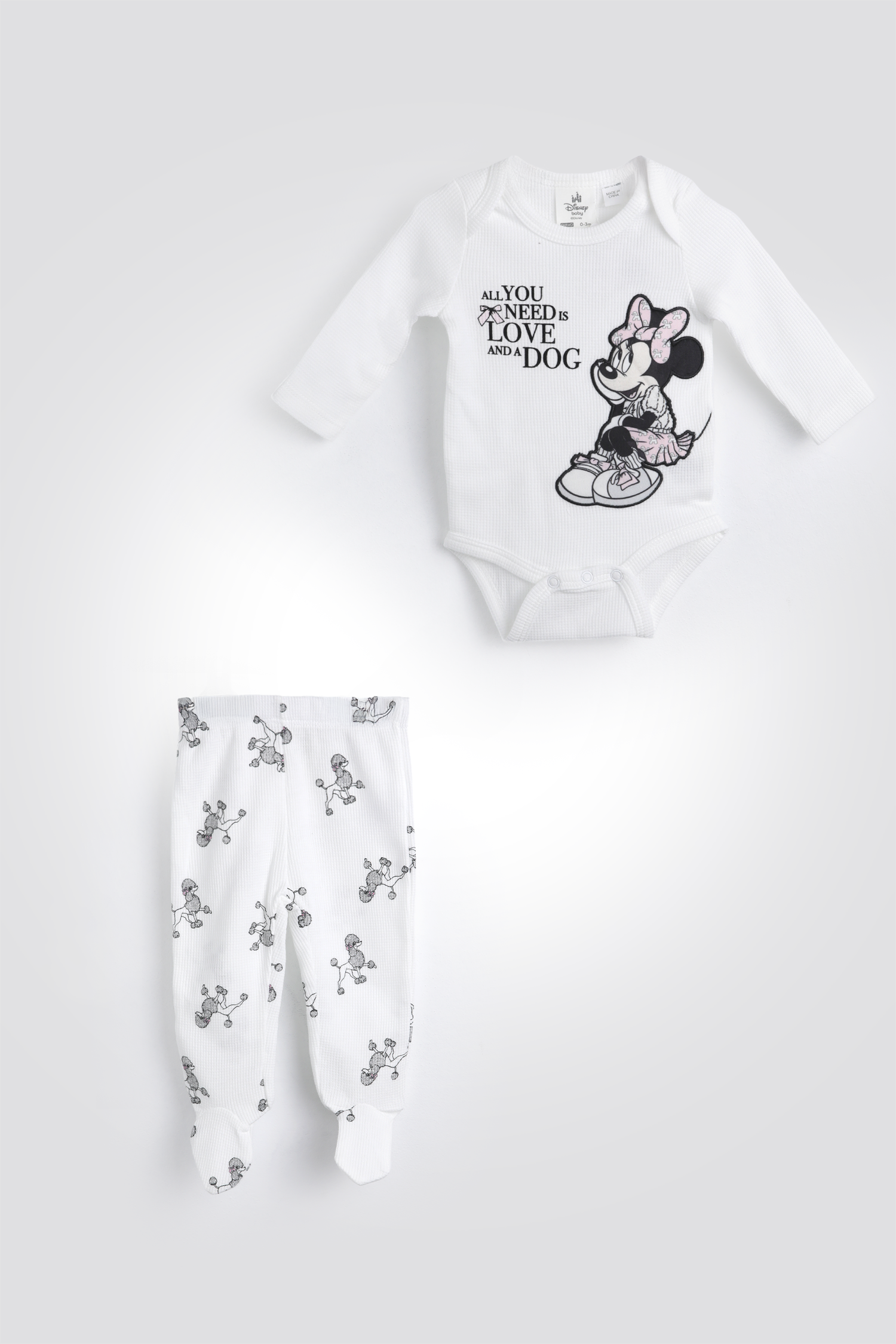 סט פיג'מה וופל מיני ופודל | דלתא