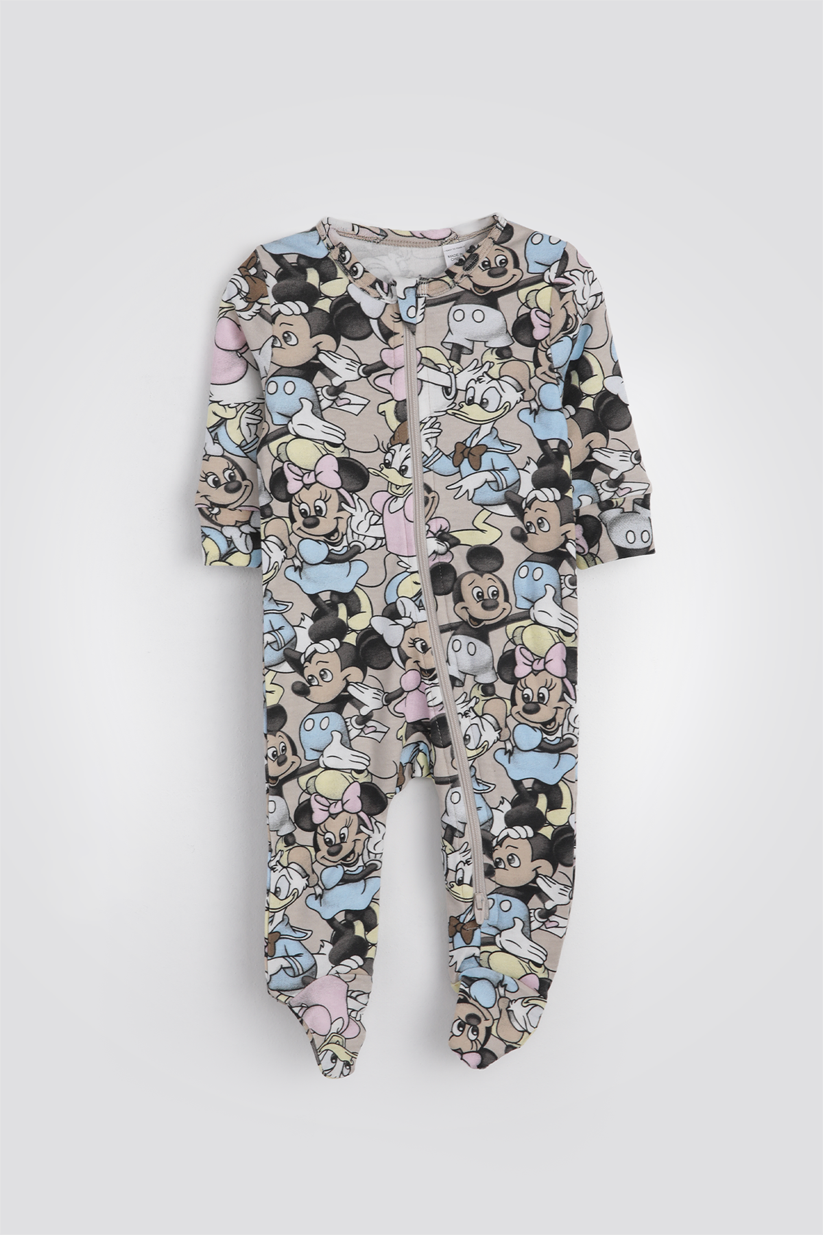 אוברול ארוך דק עם שני רוכסנים דו כיווניים מיקי מאוס וחבריו | דלתא