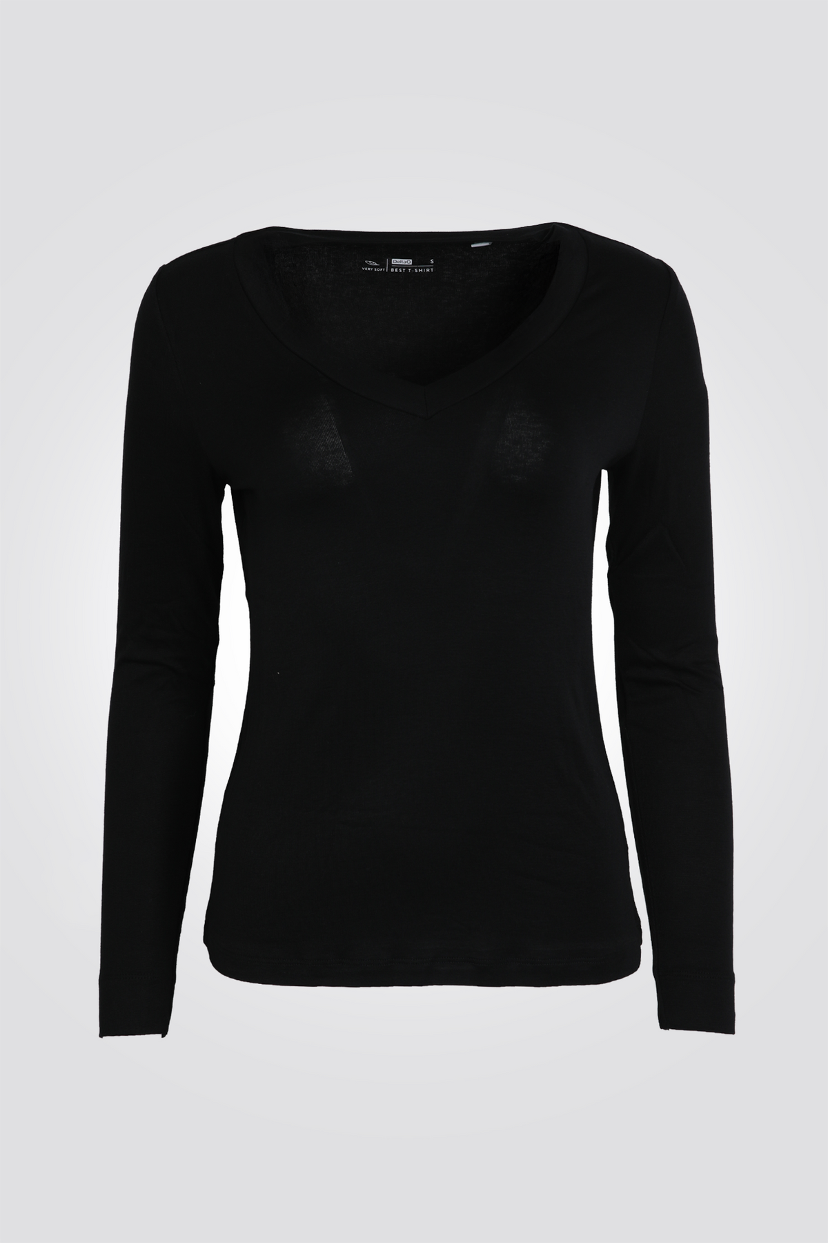 חולצה ארוכה צווארון וי | דלתא