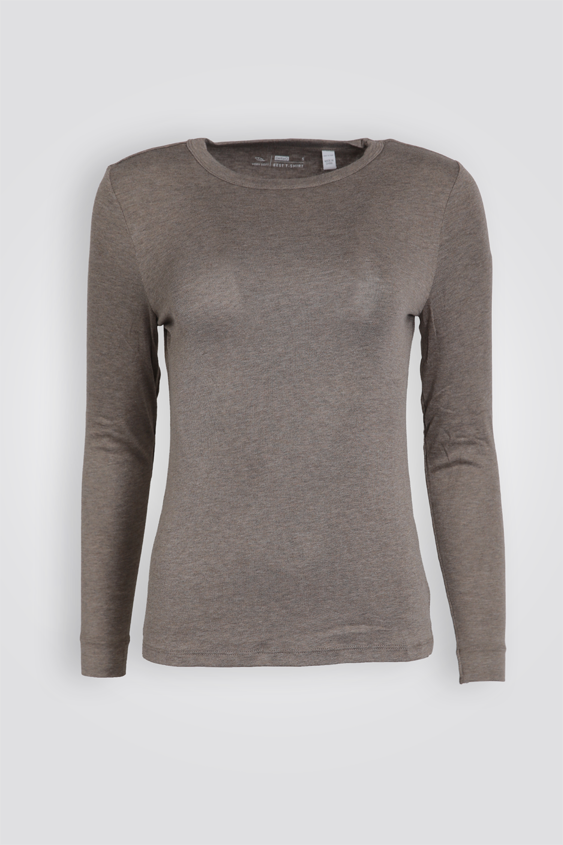 חולצה ארוכה צווארון עגול | דלתא