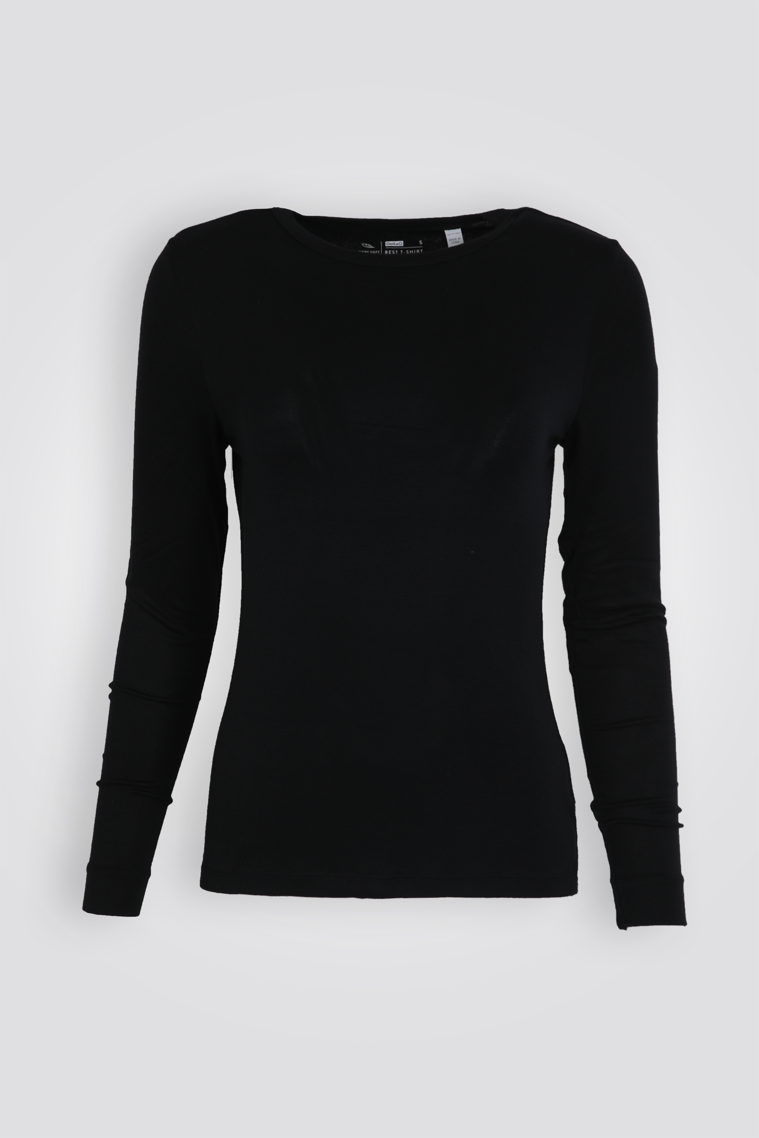 חולצה ארוכה צווארון עגול | דלתא