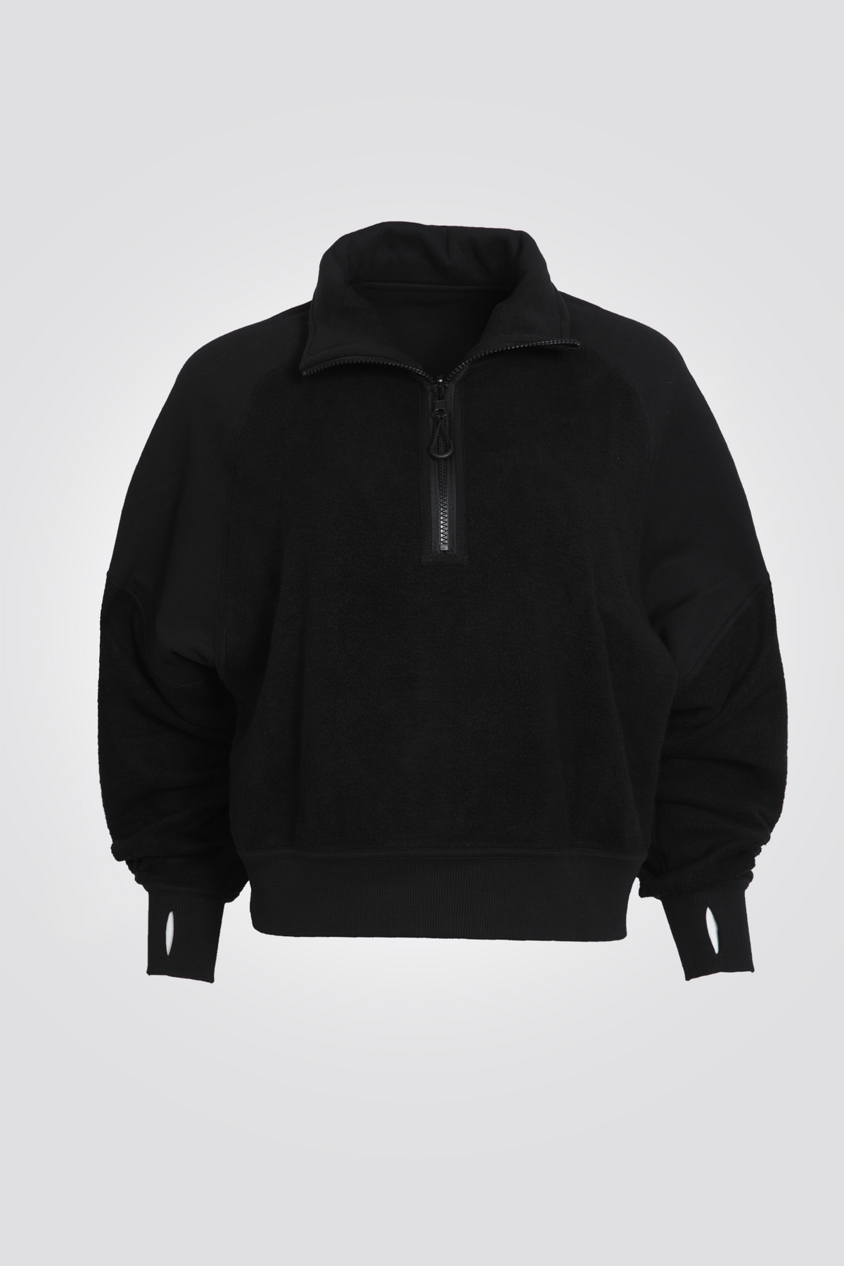 סווטשירט פוטר חצי רוכסן דו צדדי | דלתא