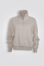 סווטשירט פוטר חצי רוכסן דו-צדדי | דלתא