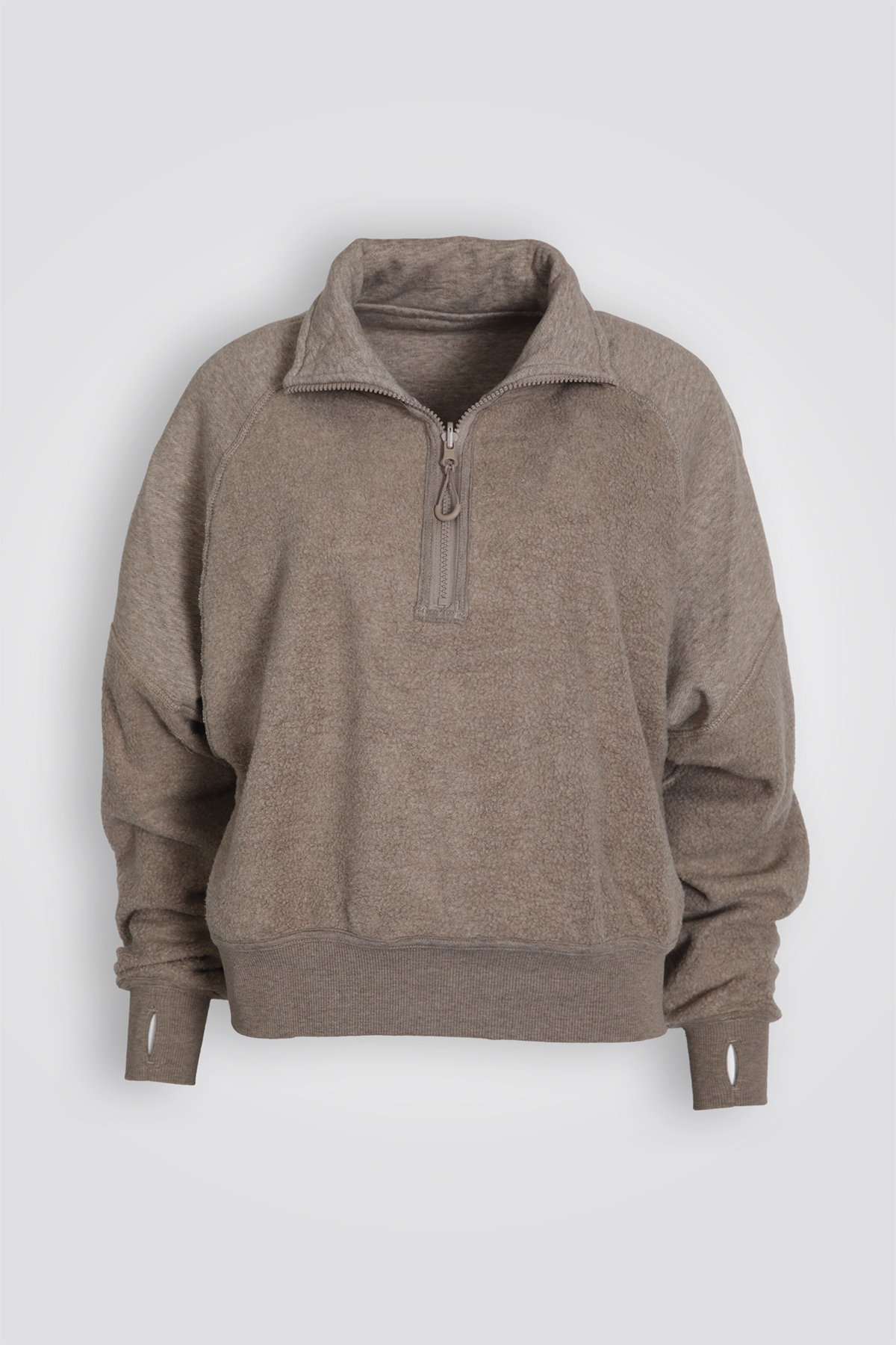 סווטשירט פוטר חצי רוכסן דו צדדי | דלתא