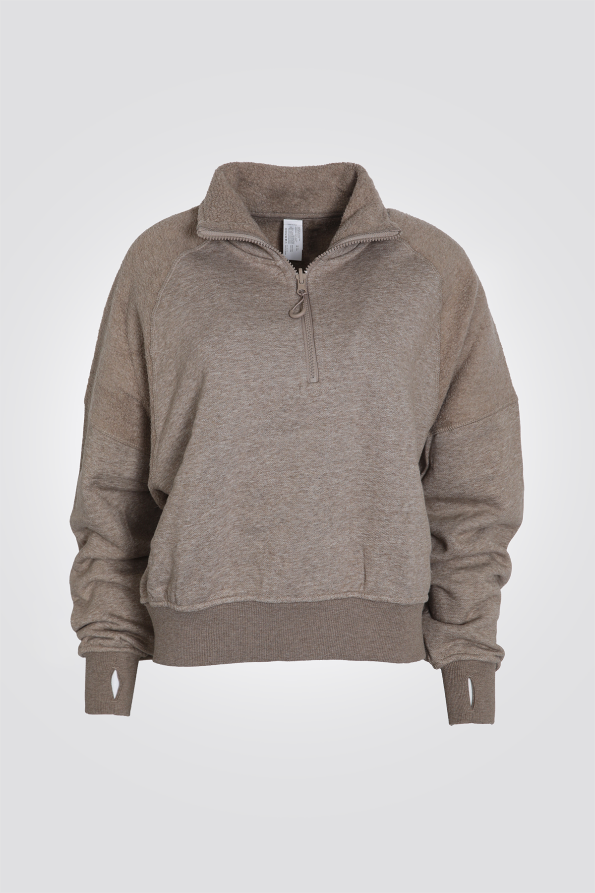 סווטשירט פוטר חצי רוכסן דו צדדי | דלתא