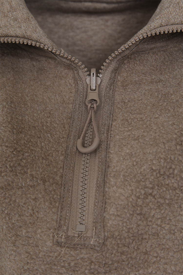 סווטשירט פוטר חצי רוכסן דו צדדי | דלתא