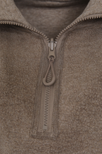 סווטשירט פוטר חצי רוכסן דו צדדי | דלתא