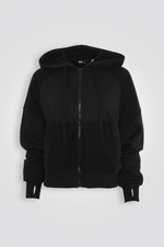 סווטשירט קפוצ'ון בגזרת כפפה | דלתא