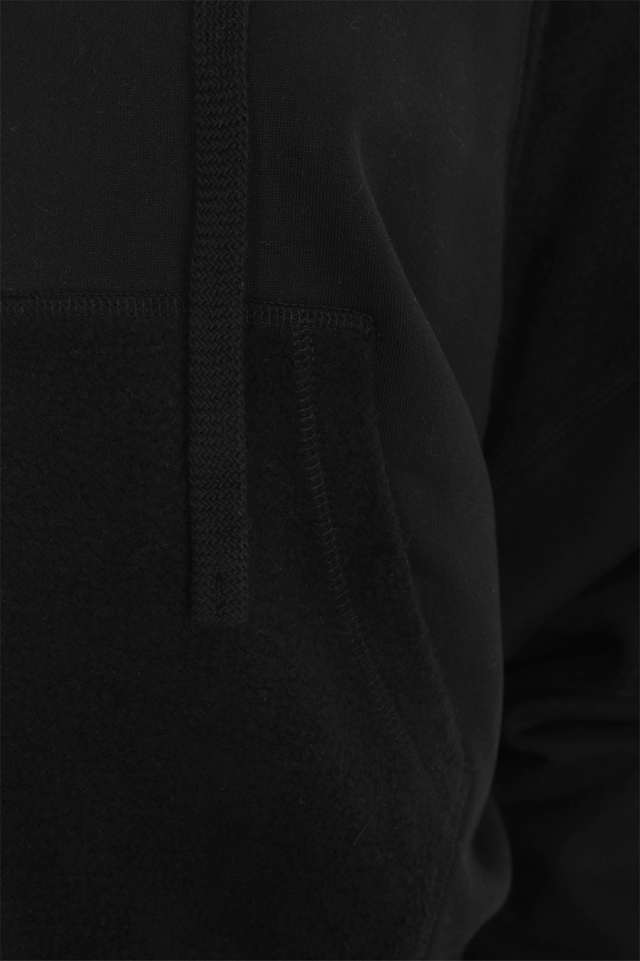 סווטשירט קפוצ'ון בגזרת כפפה | דלתא