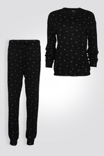 סט פיג'מה פרחוני | דלתא