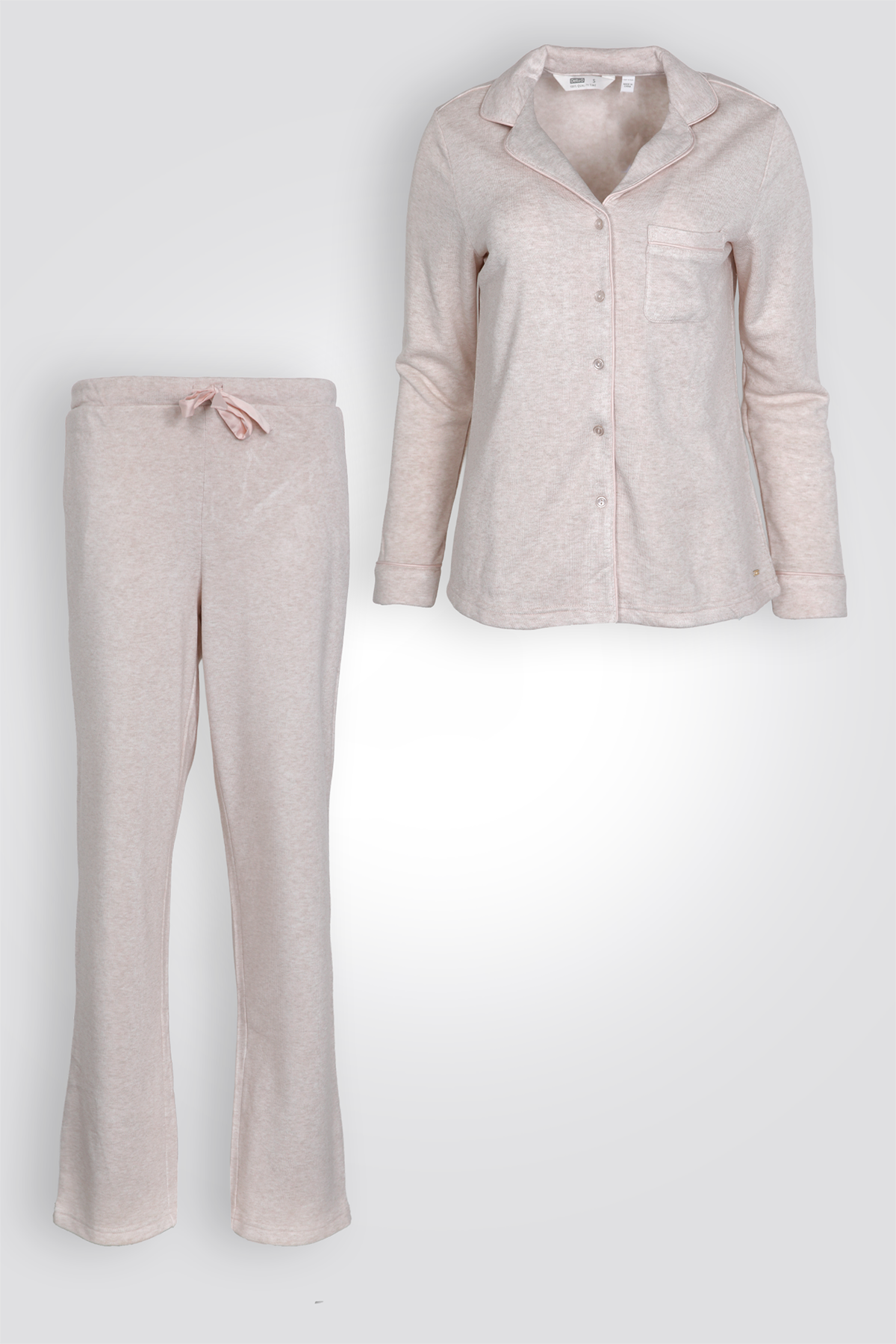 סט פיג'מה מכופתרת קלאסית | דלתא