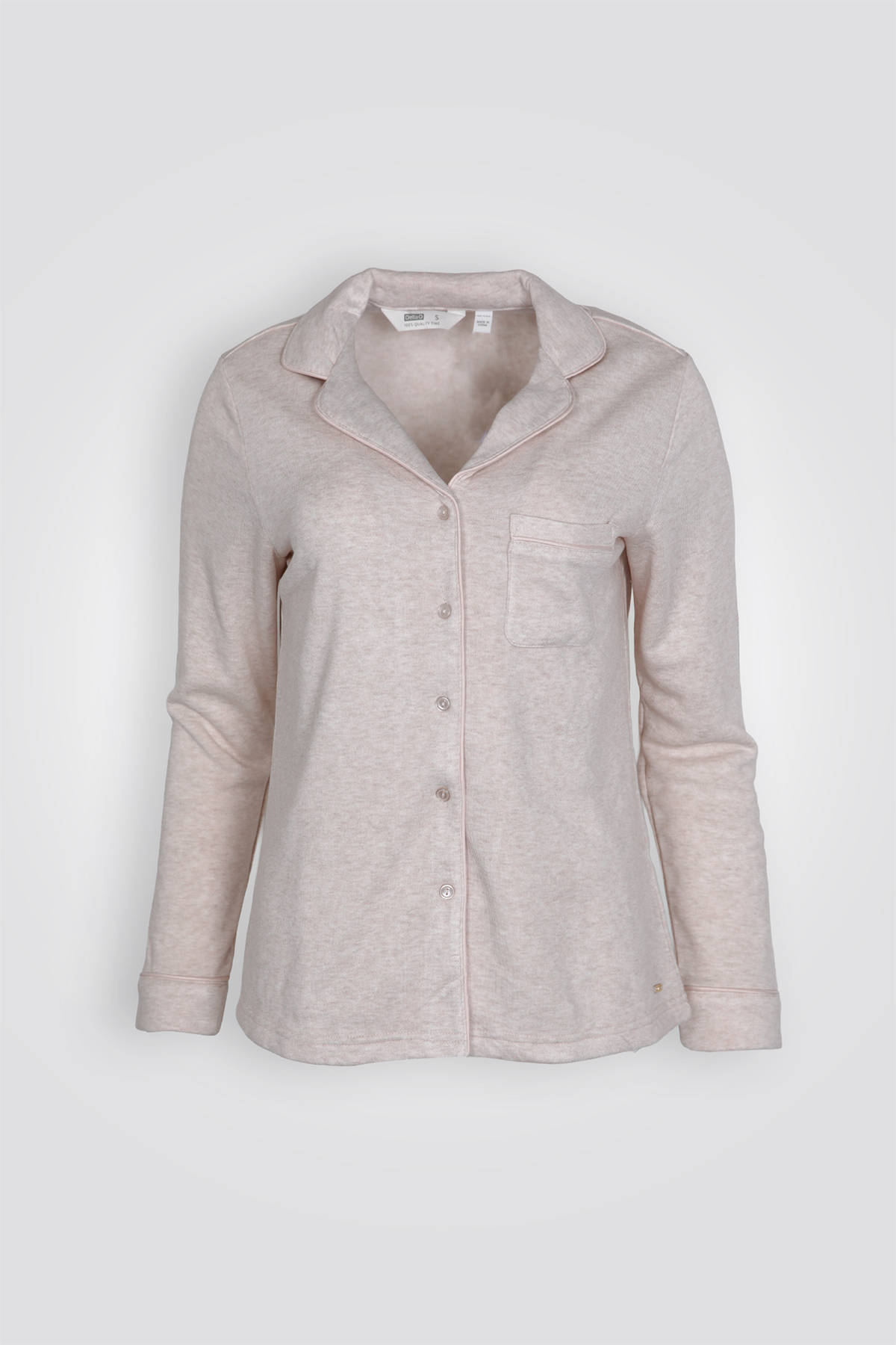 סט פיג'מה מכופתרת קלאסית | דלתא