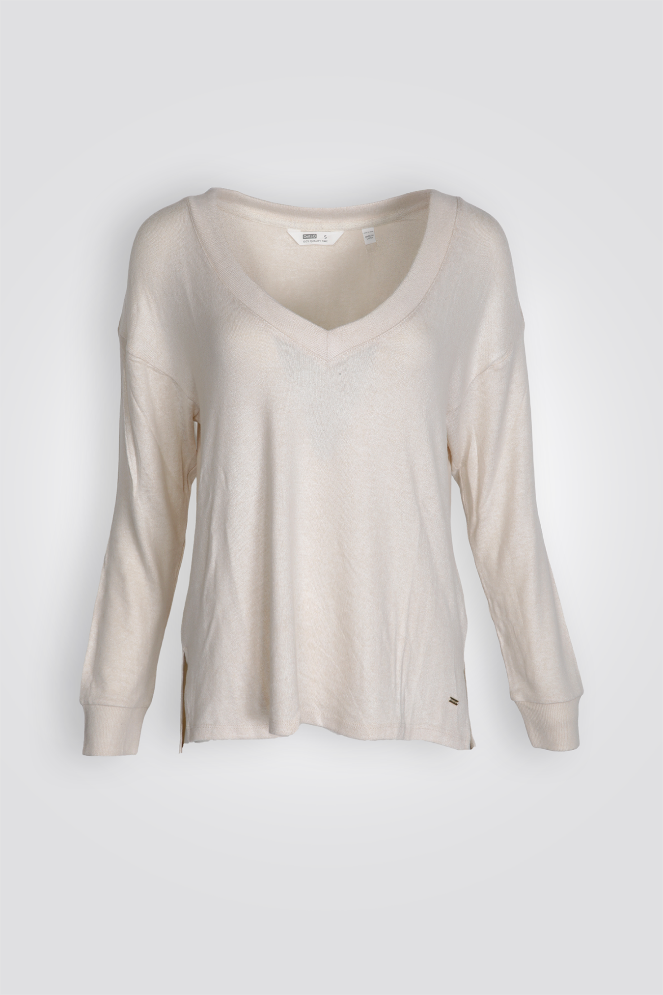 סט פיג'מה צווארון וי | דלתא