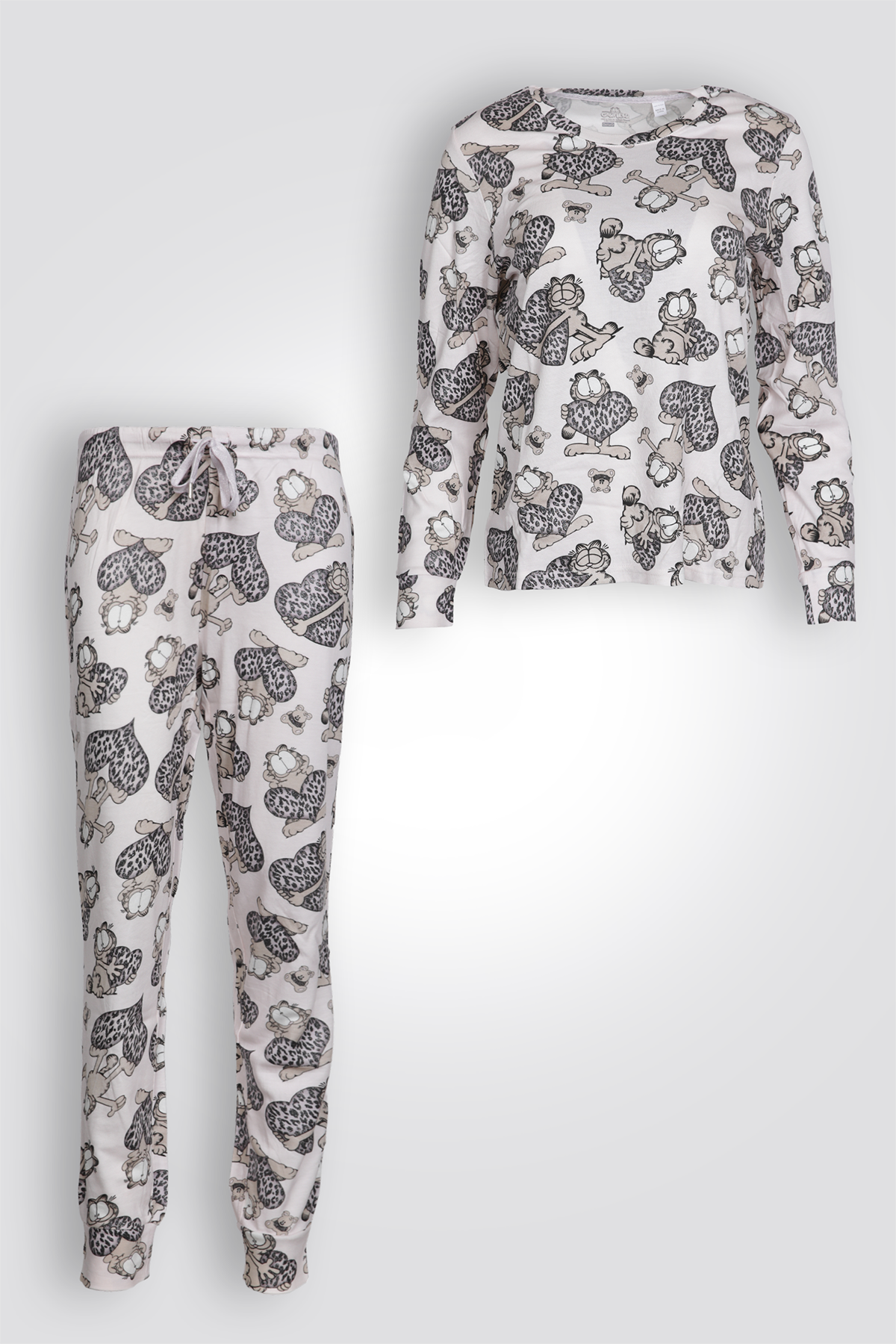 סט פיג'מה ארוכה גארפילד | דלתא