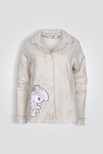 סט פיג'מה מכופתרת מי מלודי | דלתא