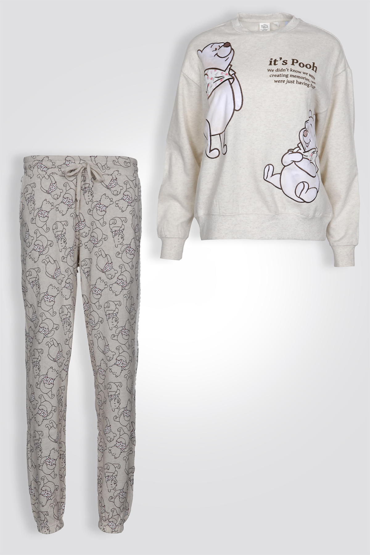 סט פיג'מה פוטר פו הדוב | דלתא 