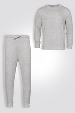 סט פיג'מה סריג מוברש | דלתא