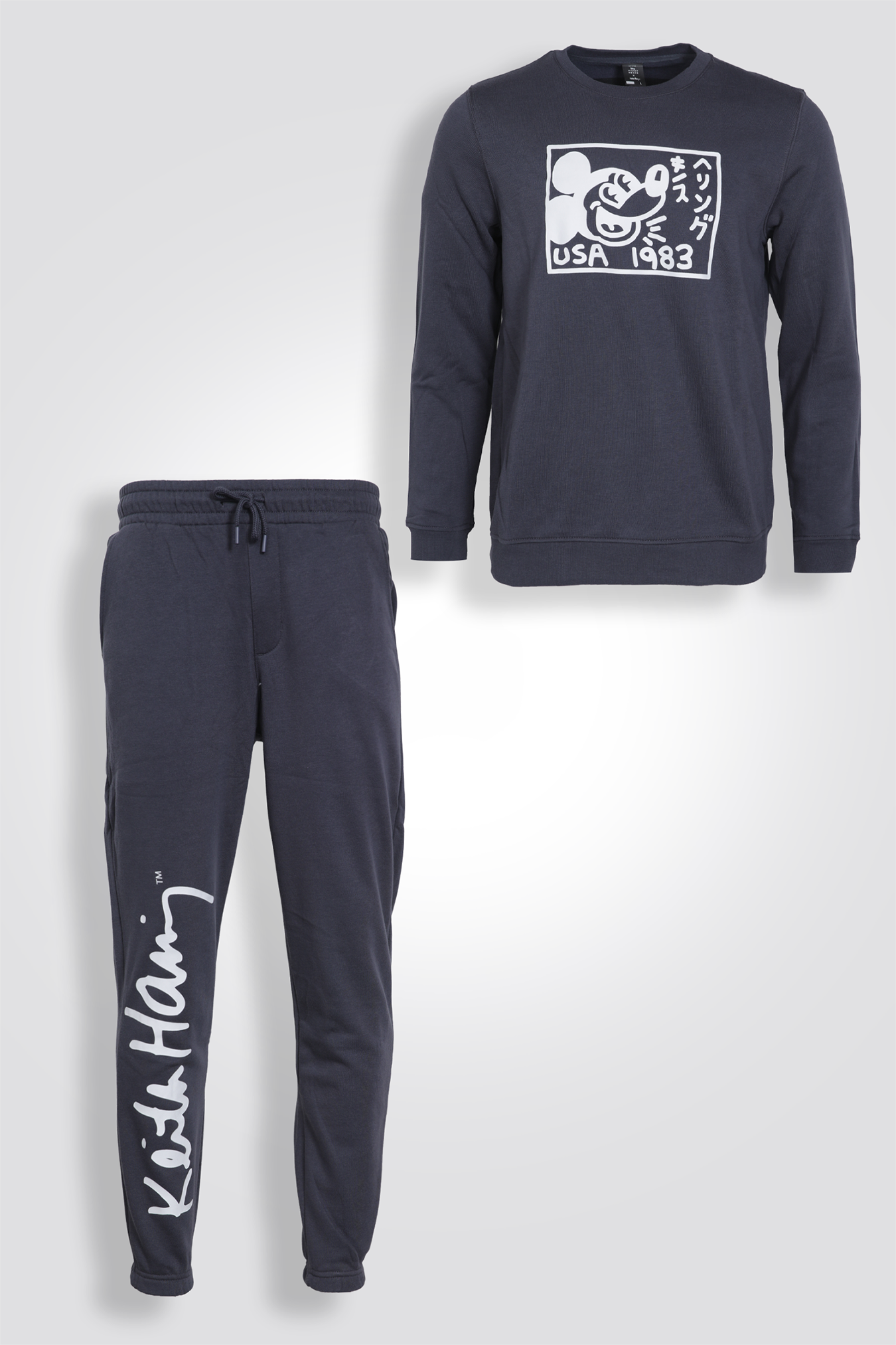 סט פיג'מה פוטר מיקי מאוס בעיצוב קית’ הרינג | דלתא