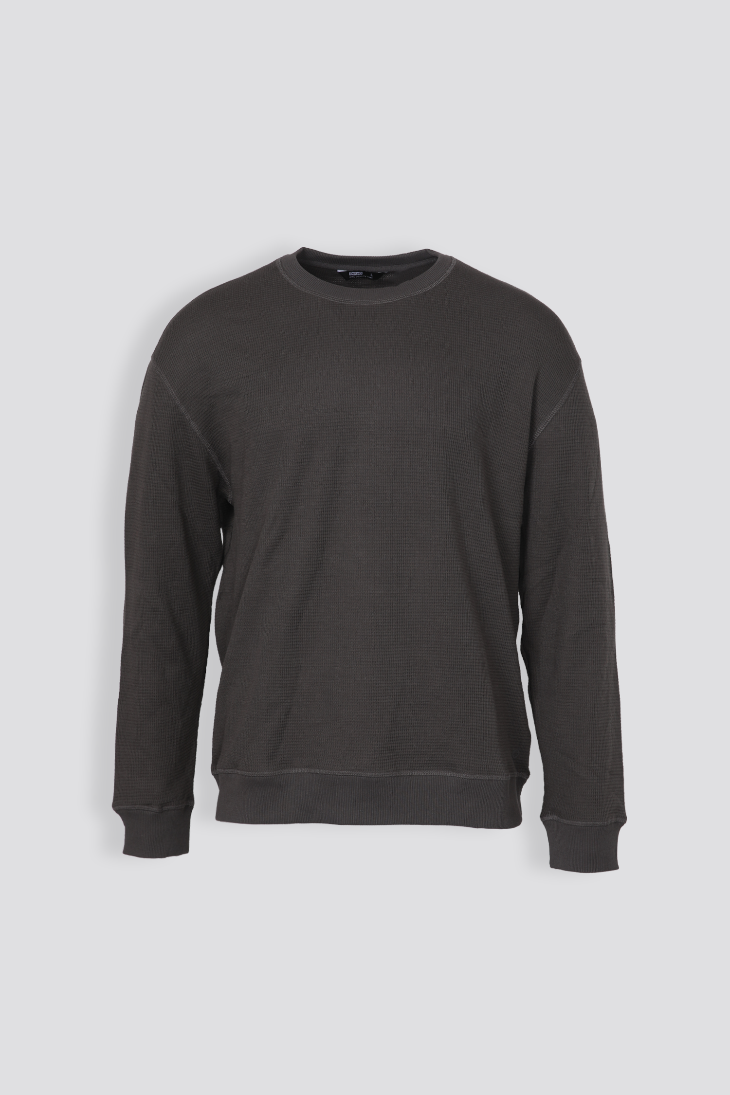 חולצה ארוכה בטקסטורת וופל | דלתא