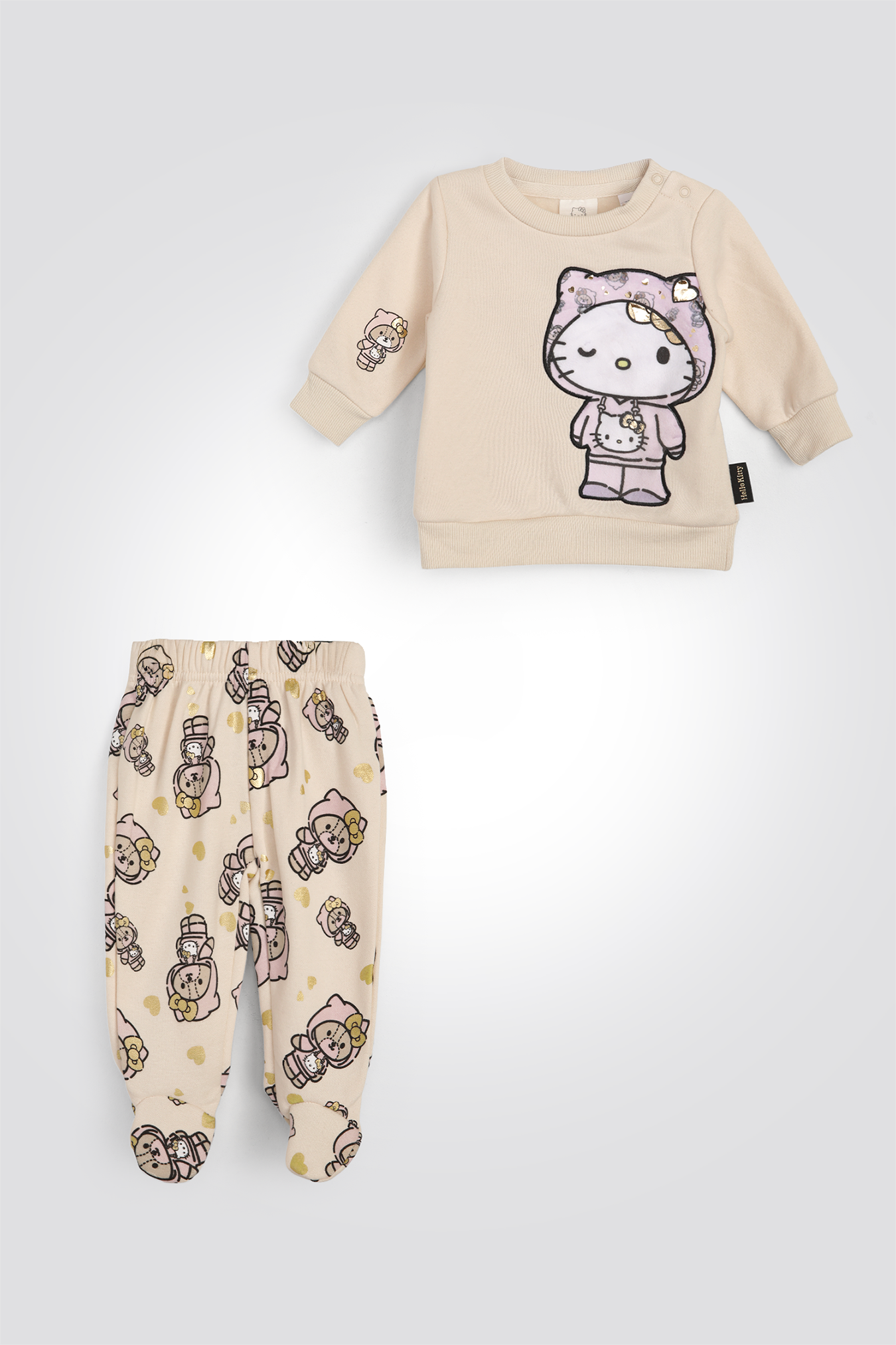 פיג'מה אוברול הלו קיטי לתינוקות | דלתא